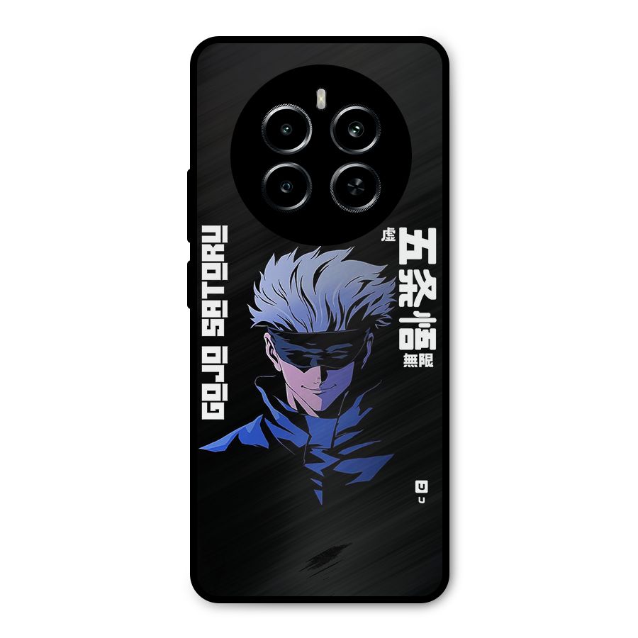 Gojo Sataru Smiles Metal Back Case for Realme P1