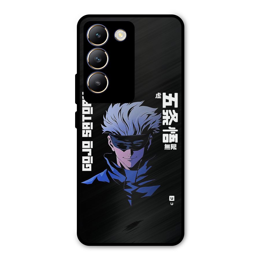 Gojo Sataru Smiles Metal Back Case for Vivo T3 5G