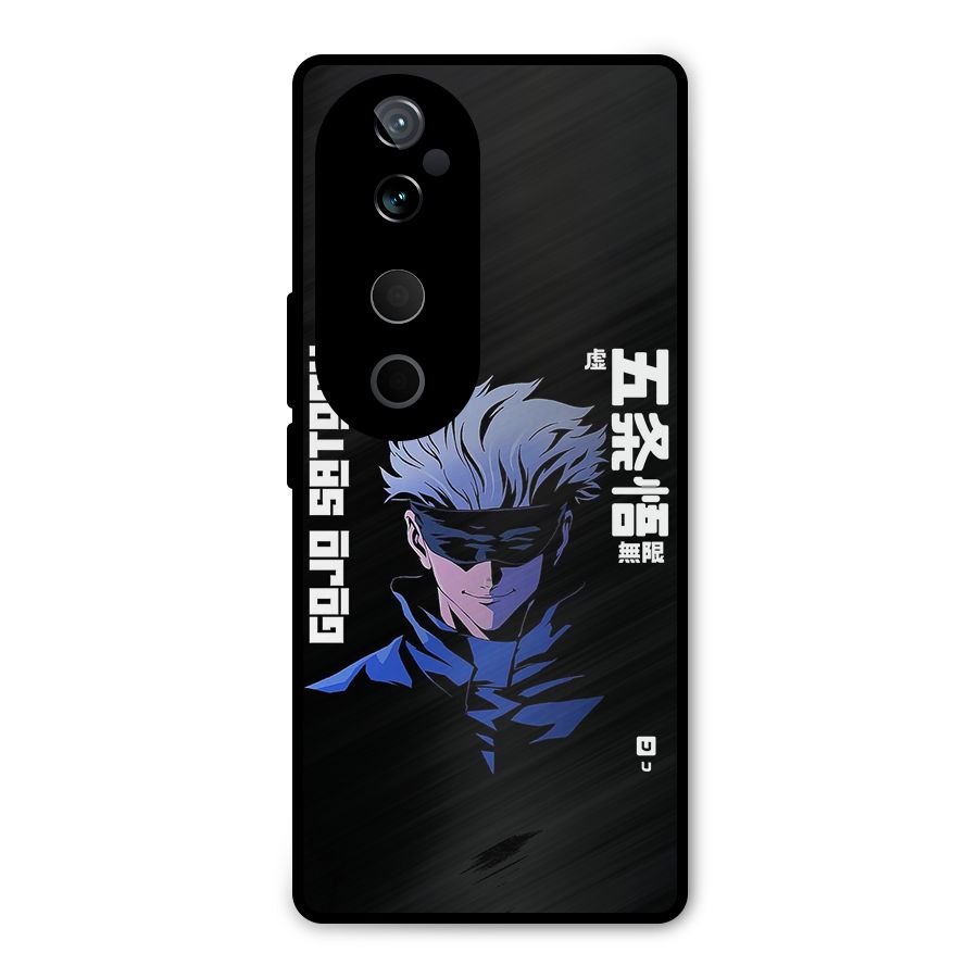 Gojo Sataru Smiles Metal Back Case for Vivo T3 Ultra