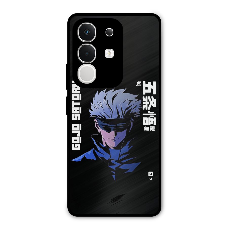 Gojo Sataru Smiles Metal Back Case for Vivo T4x