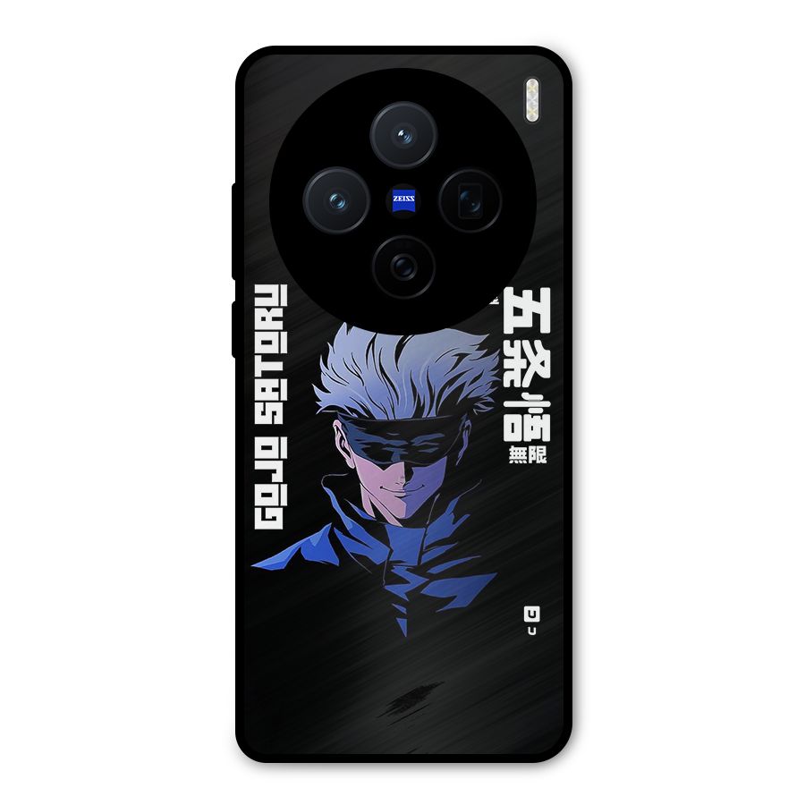 Gojo Sataru Smiles Metal Back Case for Vivo X200