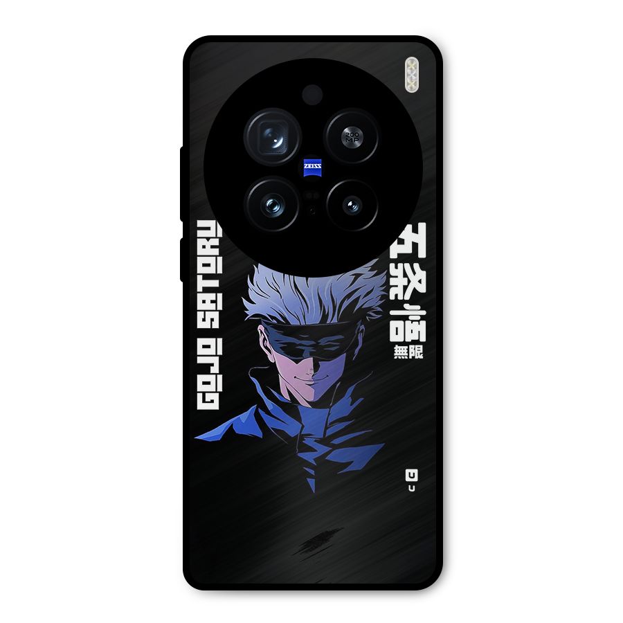 Gojo Sataru Smiles Metal Back Case for Vivo X200 Pro