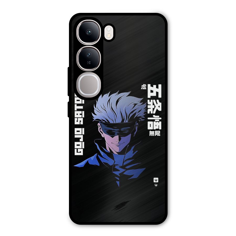 Gojo Sataru Smiles Metal Back Case for Vivo Y300