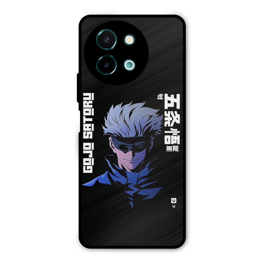 Gojo Sataru Smiles Metal Back Case for Vivo Y58