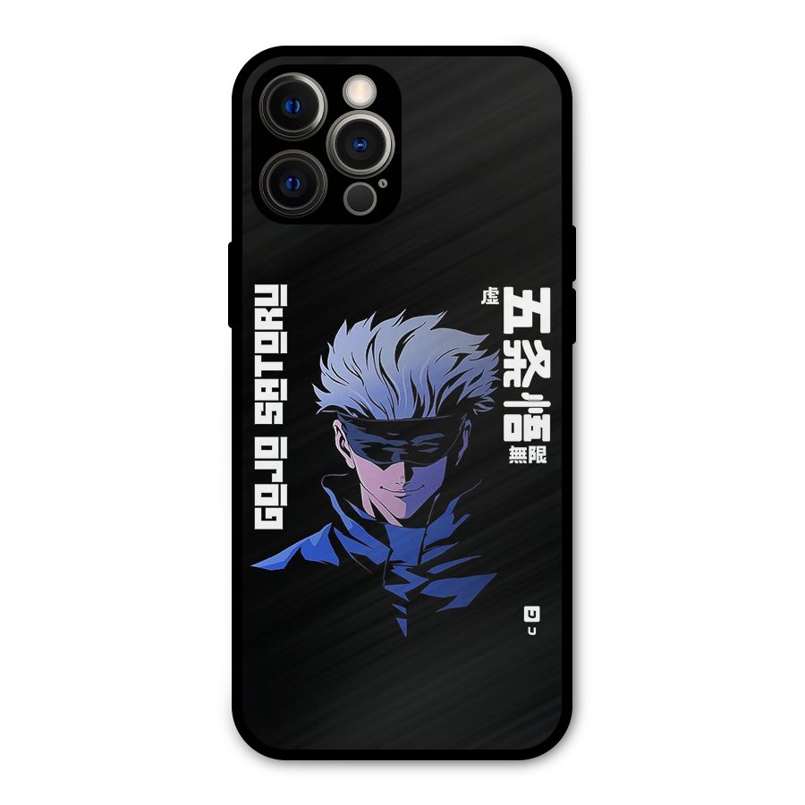 Gojo Sataru Smiles Metal Back Case for iPhone 12 Pro Max
