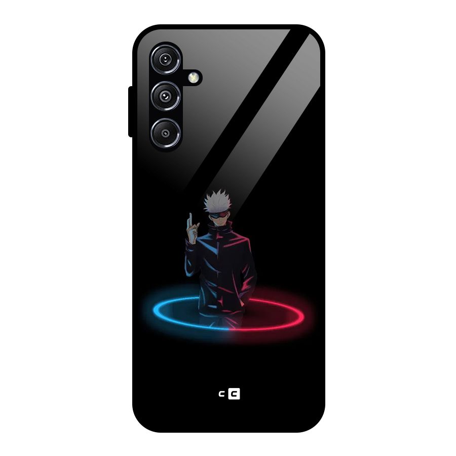 Gojo Sataru Wink Glass Back Case for Galaxy M34 5G