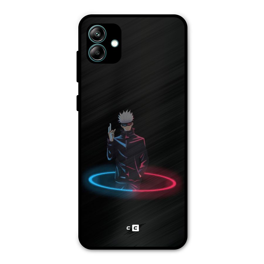 Gojo Sataru Wink Metal Back Case for Galaxy A04