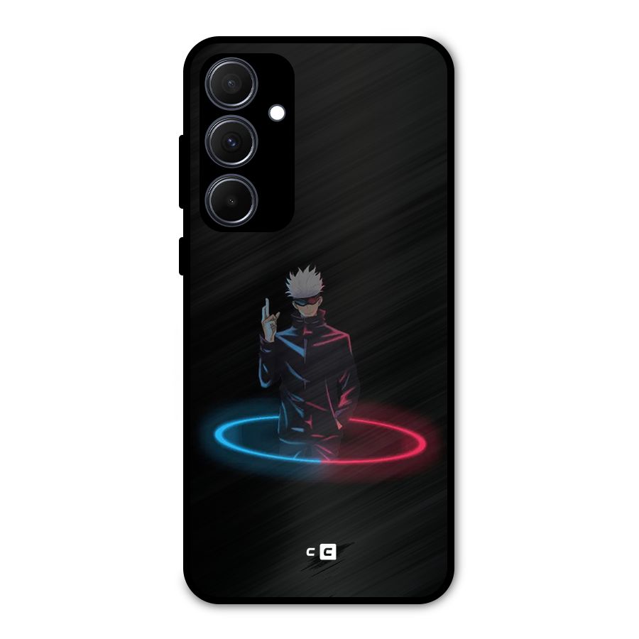 Gojo Sataru Wink Metal Back Case for Galaxy A35