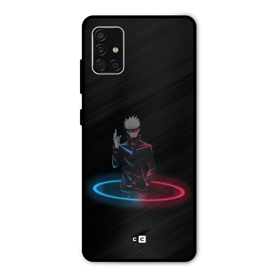 Gojo Sataru Wink Metal Back Case for Galaxy A51