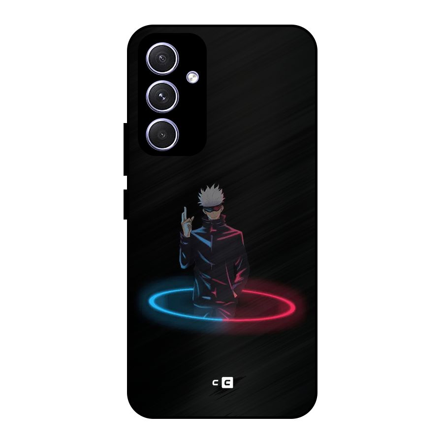 Gojo Sataru Wink Metal Back Case for Galaxy A54