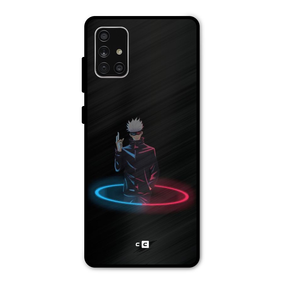 Gojo Sataru Wink Metal Back Case for Galaxy A71