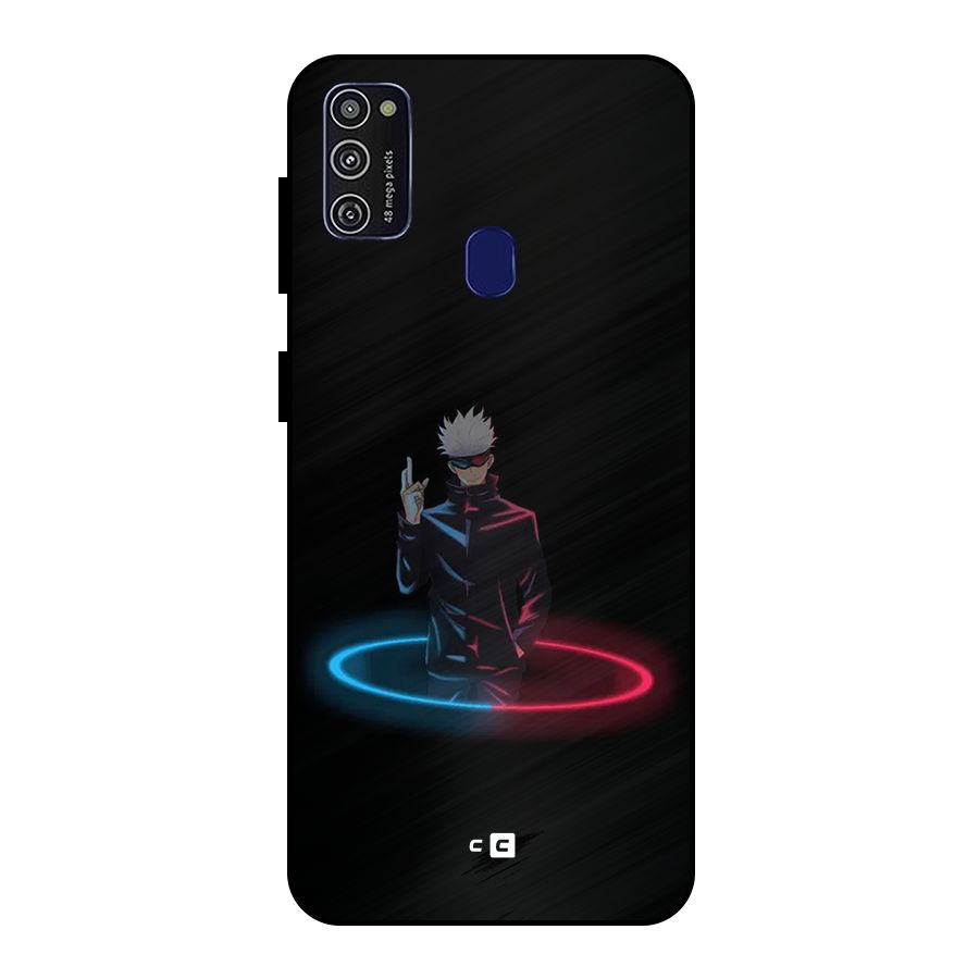 Gojo Sataru Wink Metal Back Case for Galaxy M21