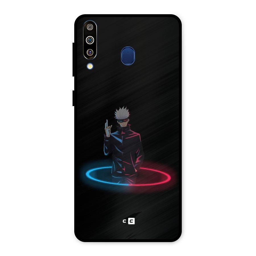 Gojo Sataru Wink Metal Back Case for Galaxy M30