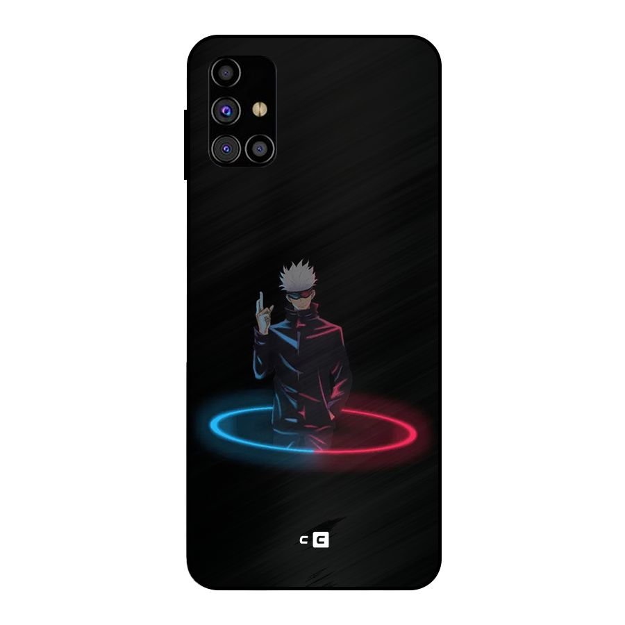 Gojo Sataru Wink Metal Back Case for Galaxy M31s
