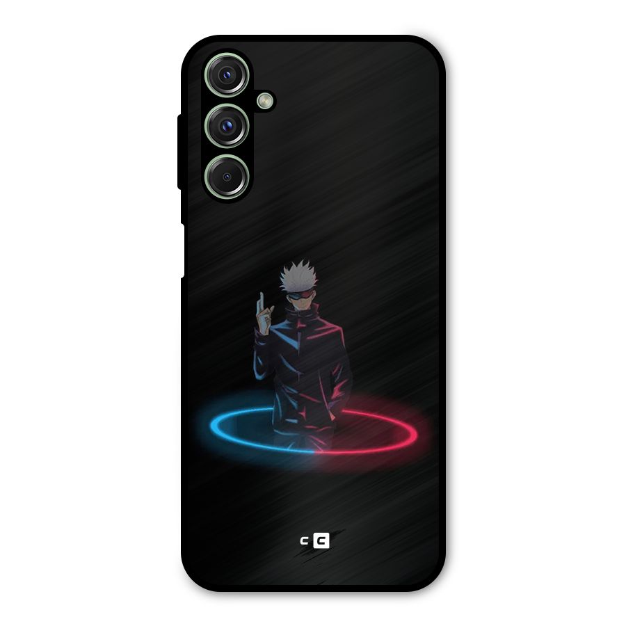 Gojo Sataru Wink Metal Back Case for Galaxy M34