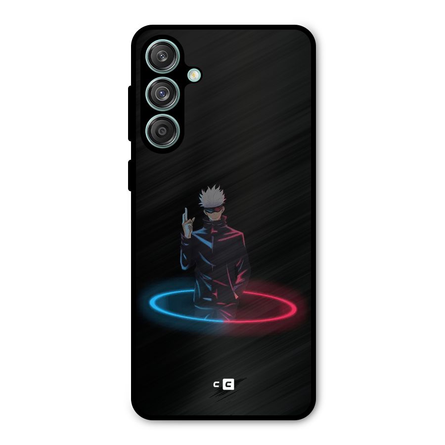 Gojo Sataru Wink Metal Back Case for Galaxy M55 5G