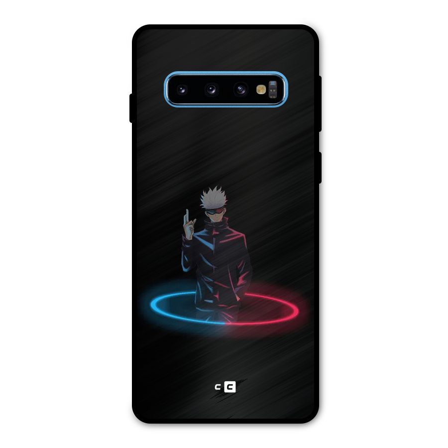Gojo Sataru Wink Metal Back Case for Galaxy S10