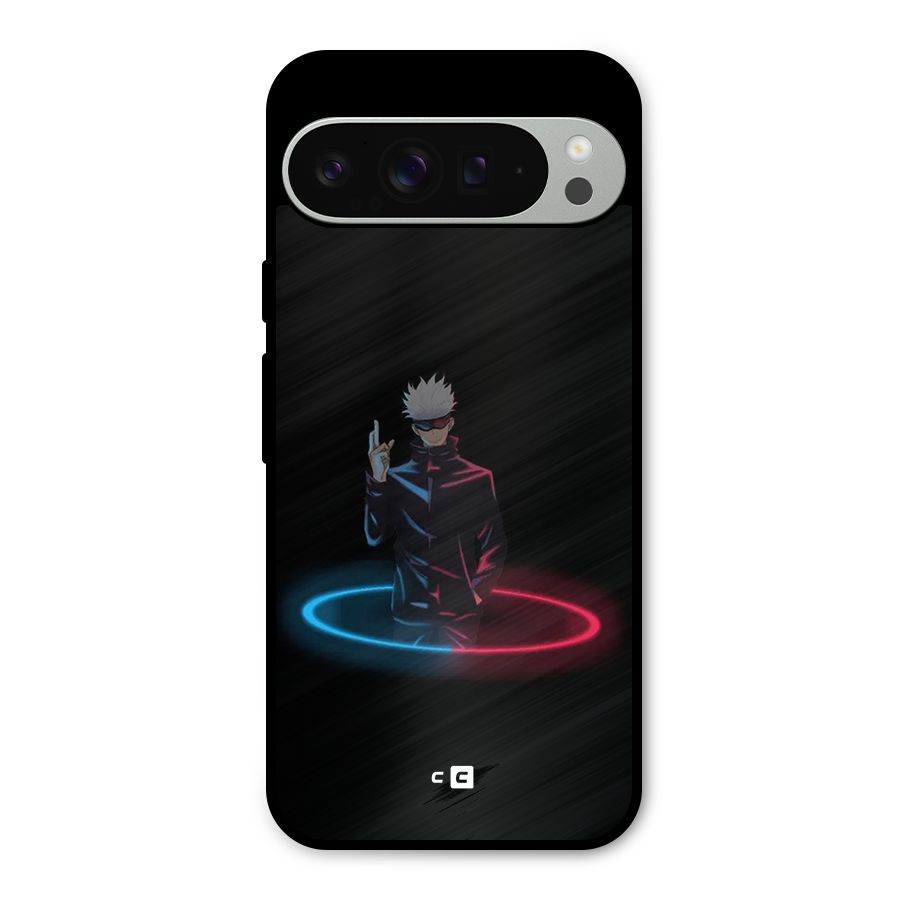 Gojo Sataru Wink Metal Back Case for Google Pixel 9 Pro XL