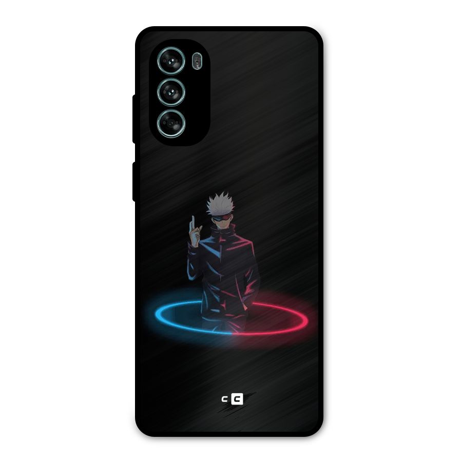 Gojo Sataru Wink Metal Back Case for Moto G62