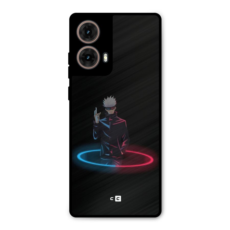 Gojo Sataru Wink Metal Back Case for Moto G85