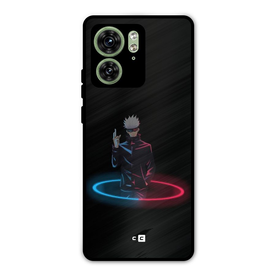 Gojo Sataru Wink Metal Back Case for Motorola Edge 40 5G