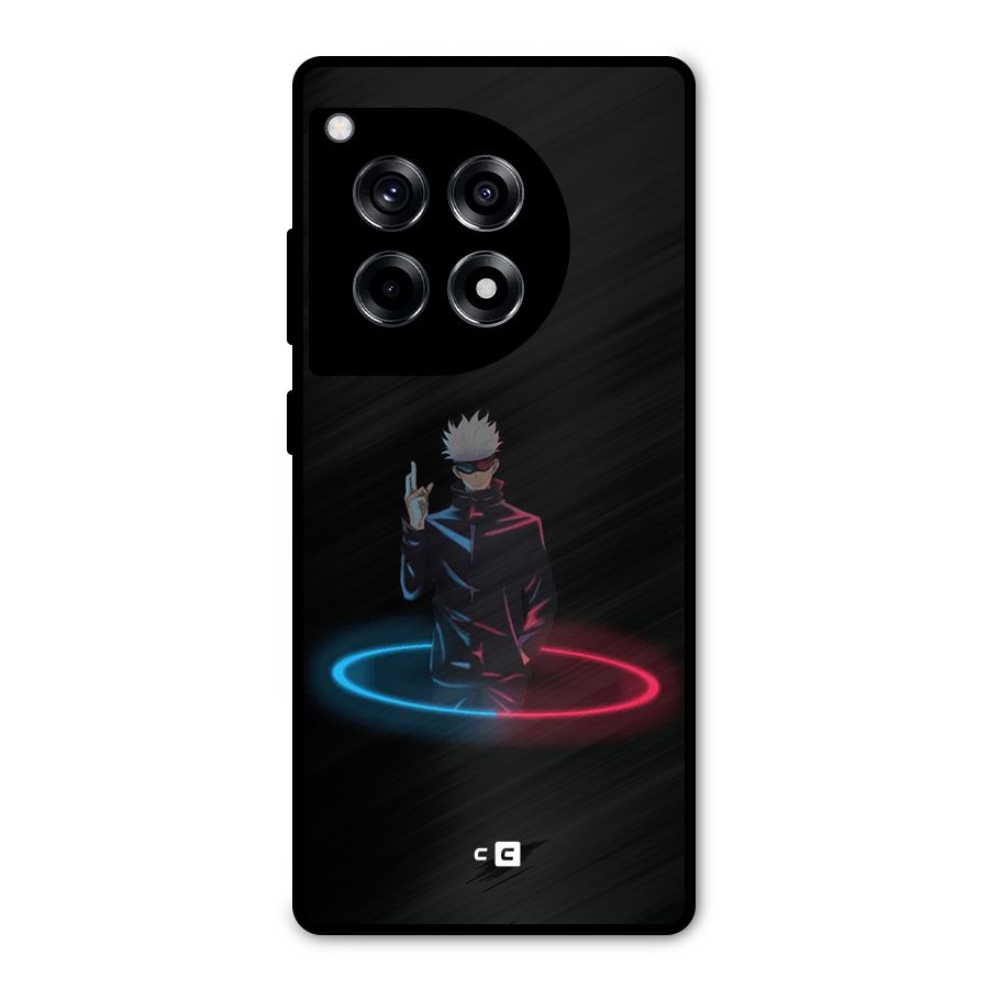 Gojo Sataru Wink Metal Back Case for OnePlus 12R