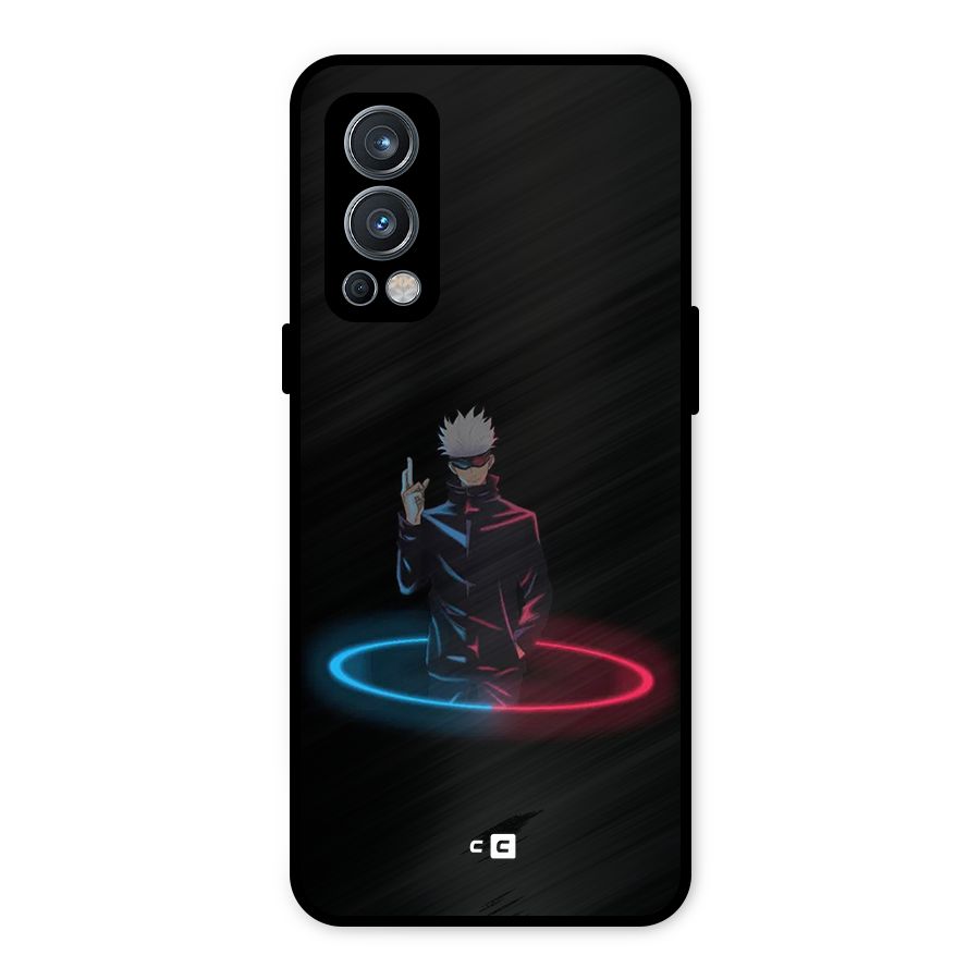 Gojo Sataru Wink Metal Back Case for OnePlus Nord 2 5G