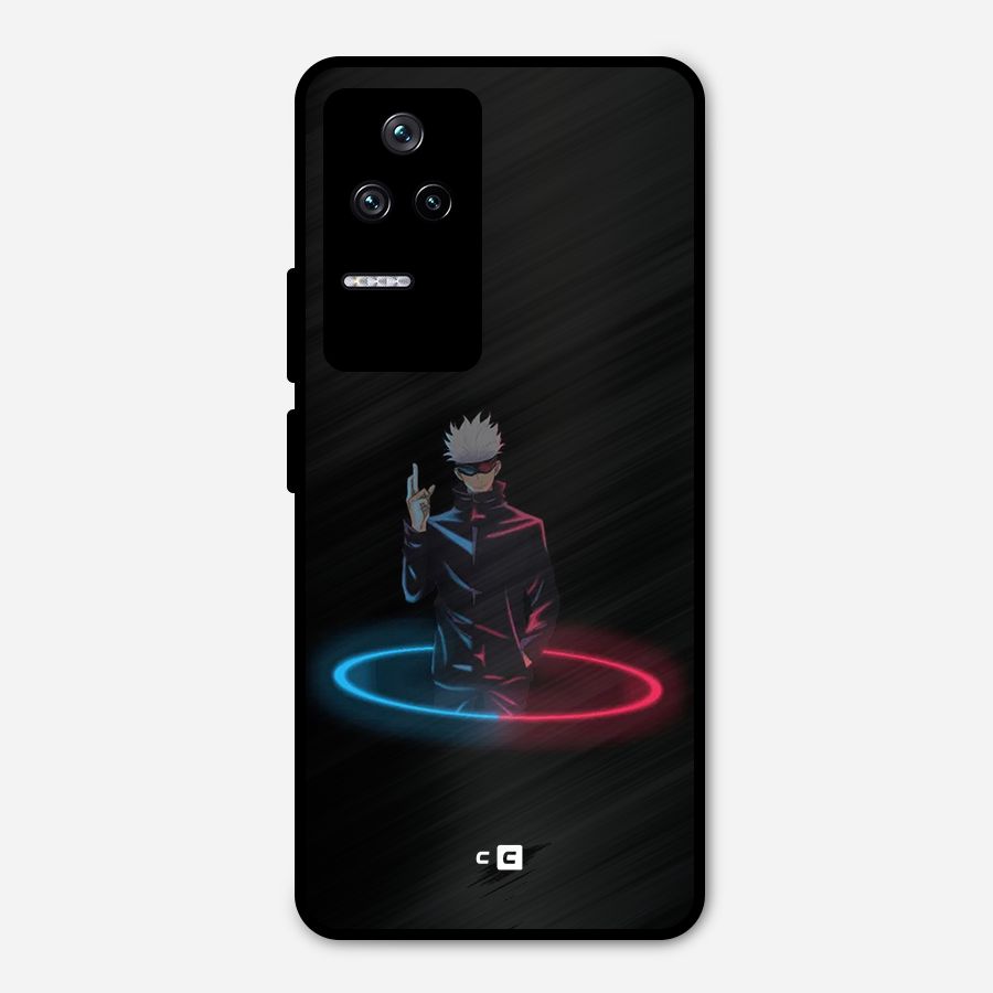 Gojo Sataru Wink Metal Back Case for Poco F4 5G