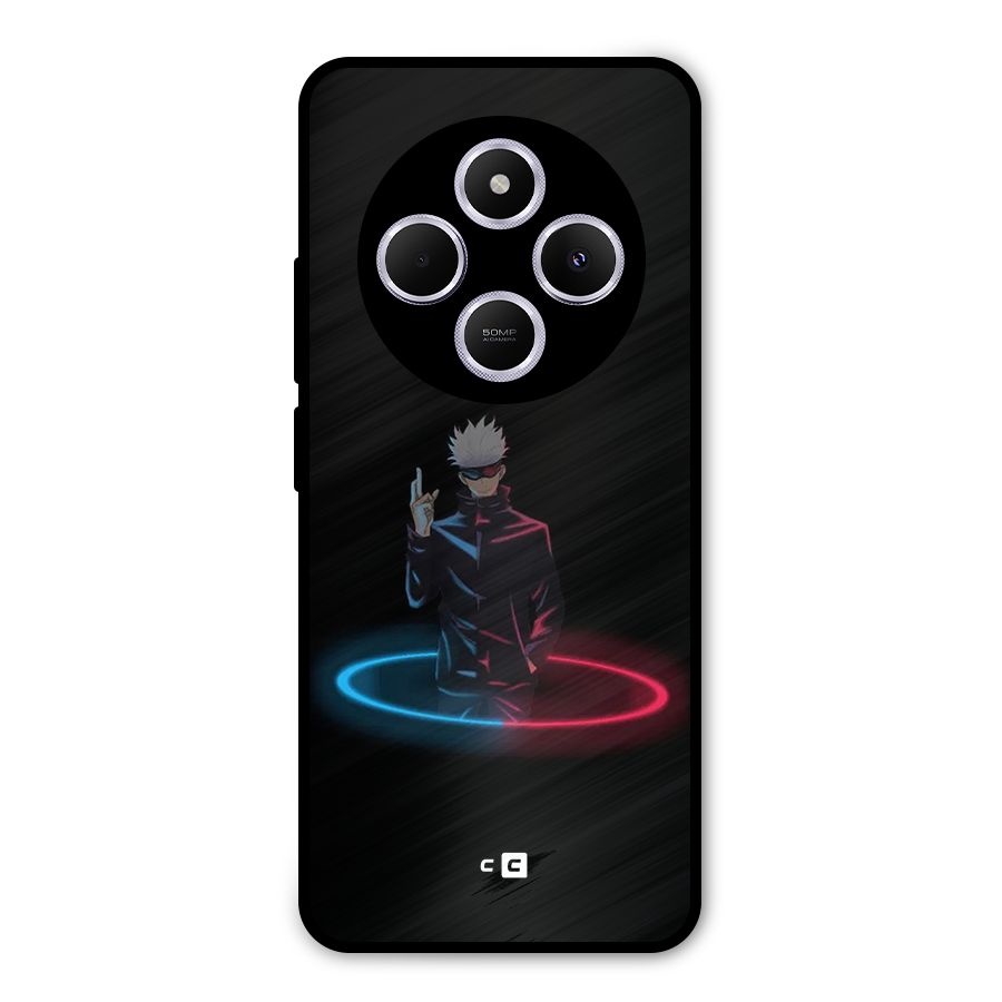 Gojo Sataru Wink Metal Back Case for Poco M7