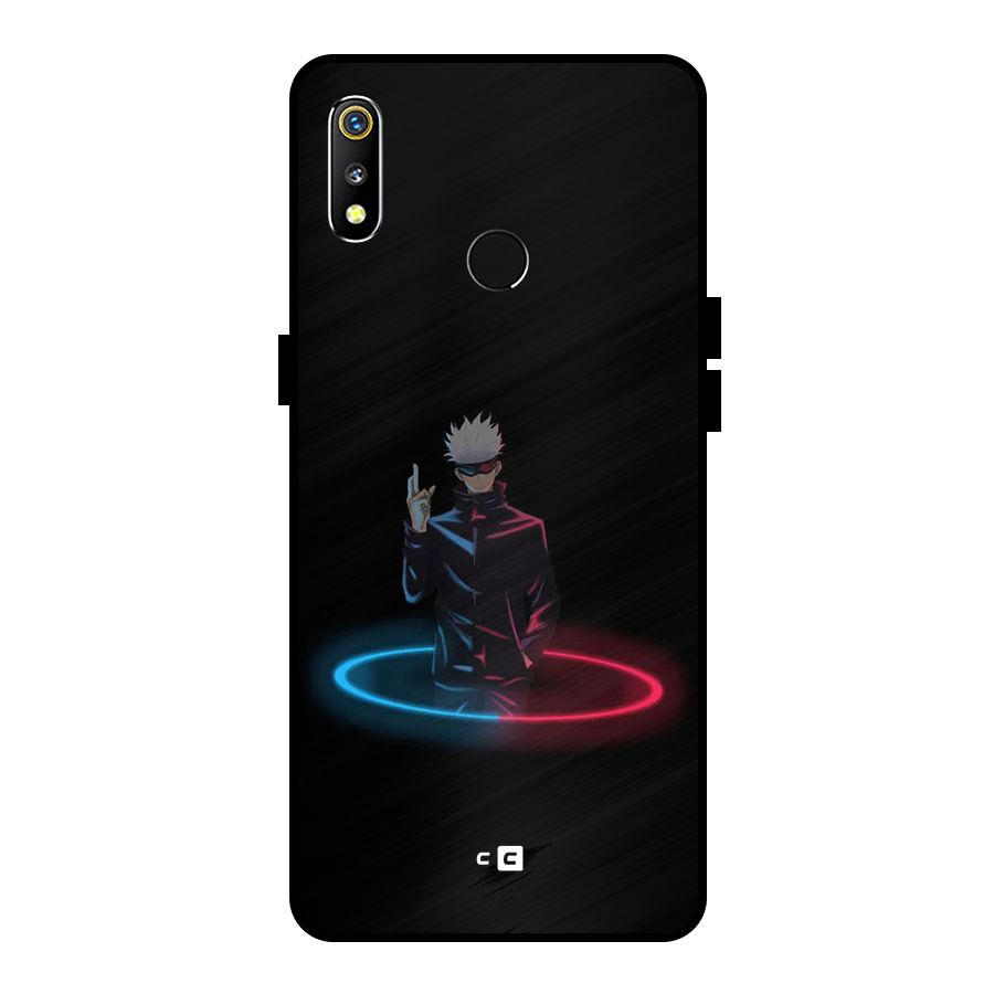 Gojo Sataru Wink Metal Back Case for Realme 3