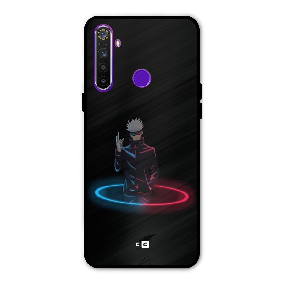 Gojo Sataru Wink Metal Back Case for Realme 5