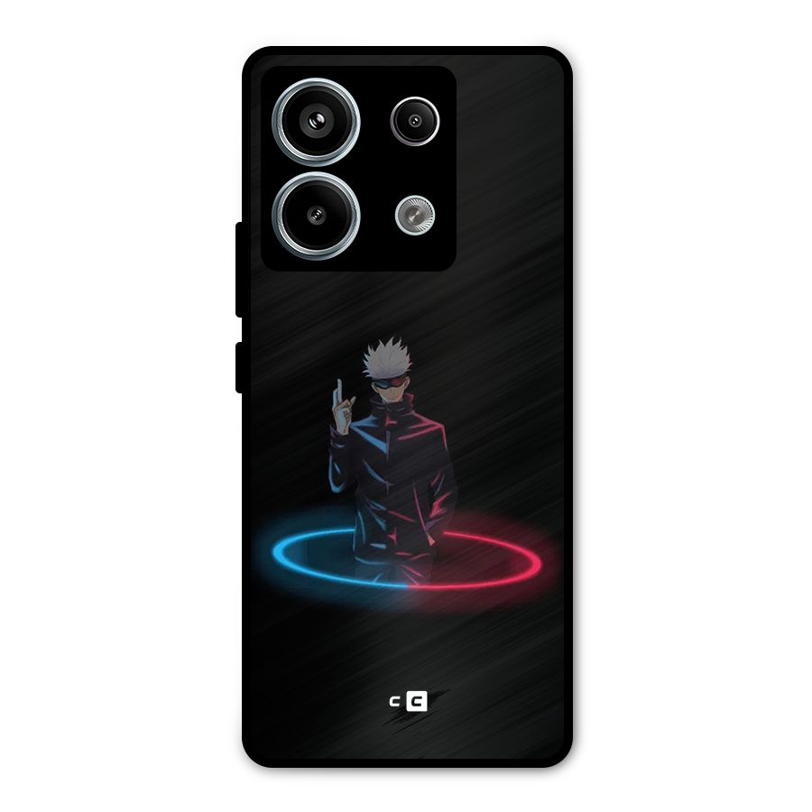 Gojo Sataru Wink Metal Back Case for Redmi Note 13 Pro 5G