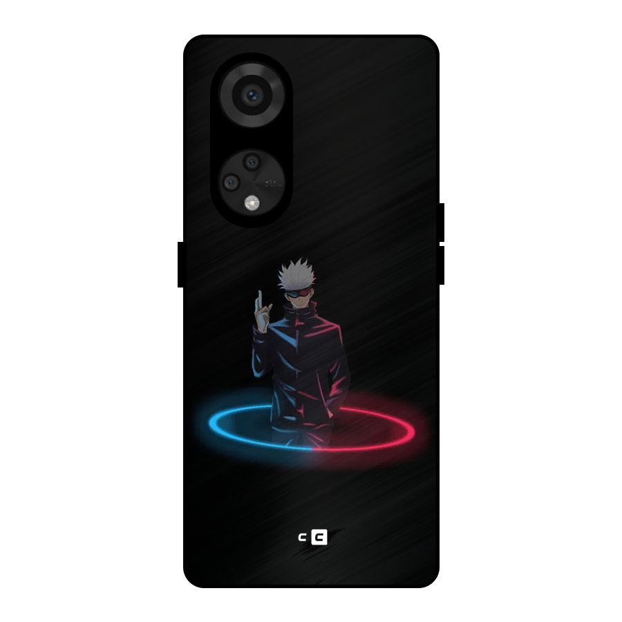 Gojo Sataru Wink Metal Back Case for Reno8 T 5G