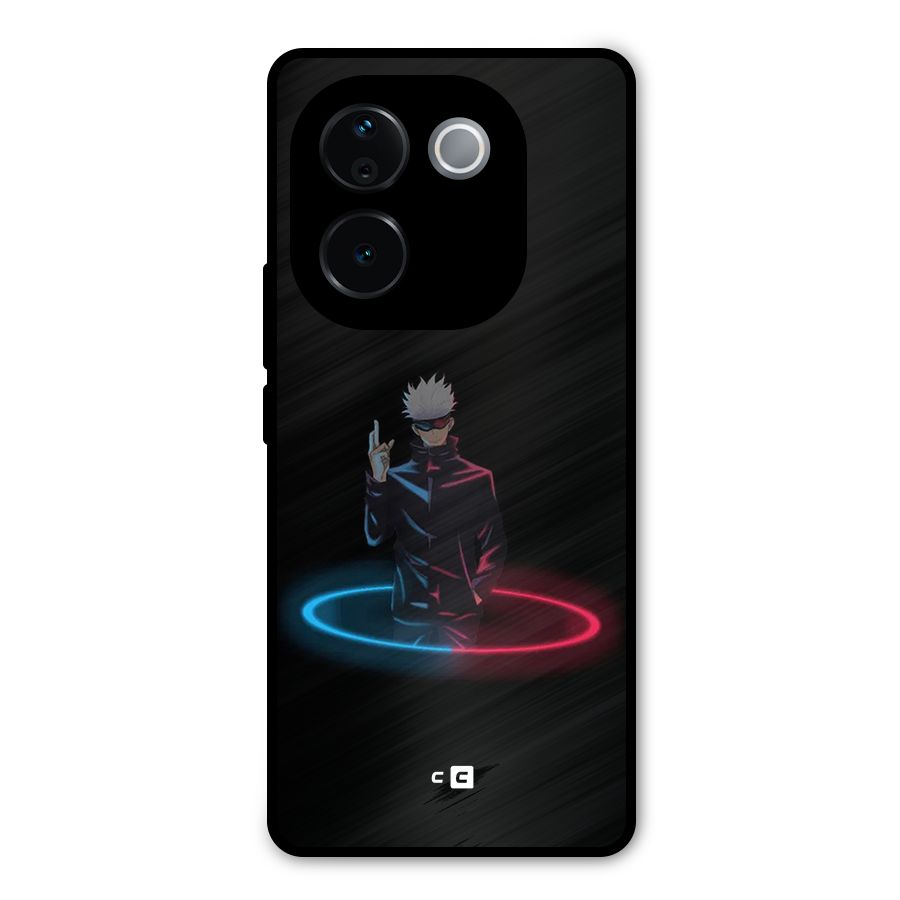 Gojo Sataru Wink Metal Back Case for Vivo T3 Pro