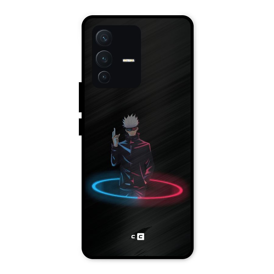 Gojo Sataru Wink Metal Back Case for Vivo V23 5G