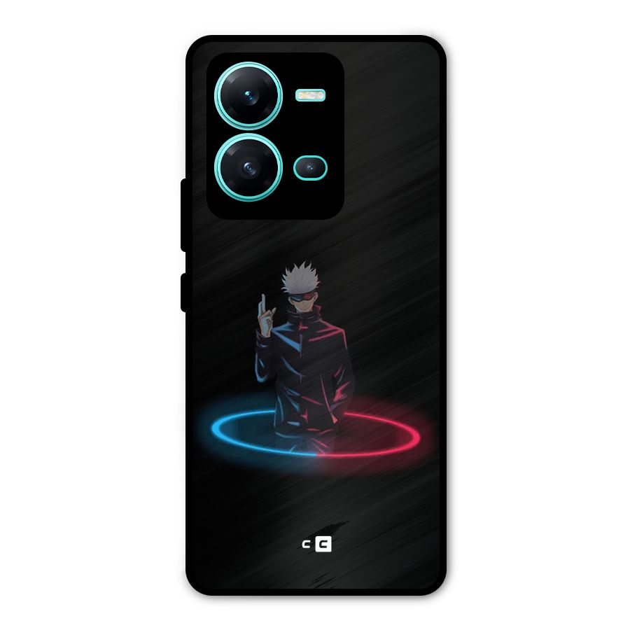 Gojo Sataru Wink Metal Back Case for Vivo V25