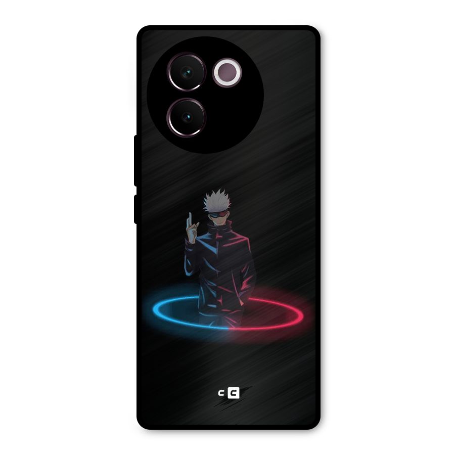 Gojo Sataru Wink Metal Back Case for Vivo V30e