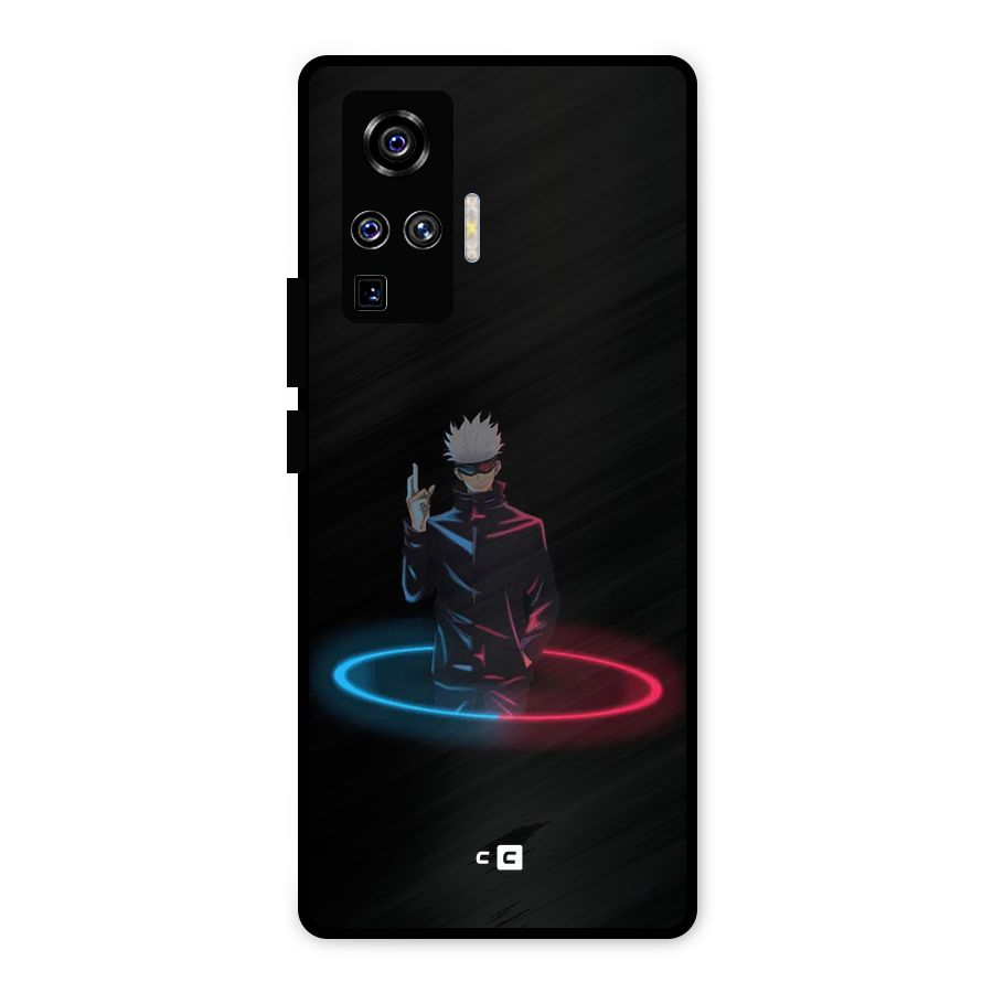 Gojo Sataru Wink Metal Back Case for Vivo X50 Pro