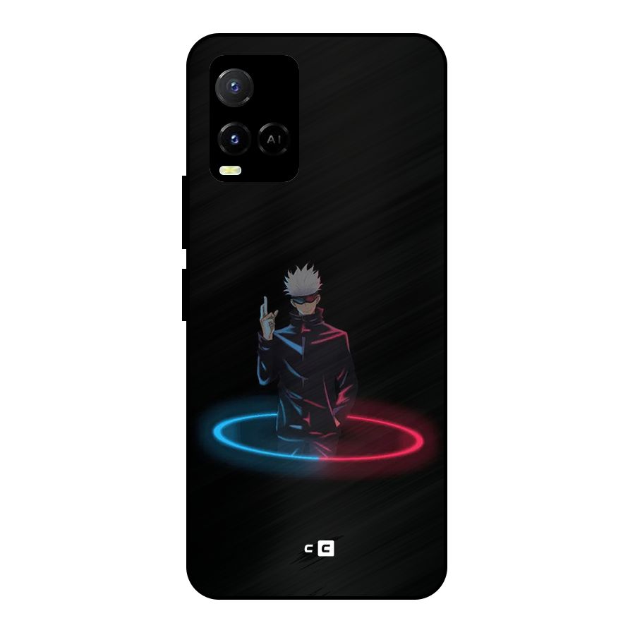 Gojo Sataru Wink Metal Back Case for Vivo Y21A