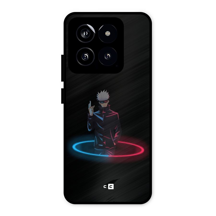 Gojo Sataru Wink Metal Back Case for Xiaomi 14