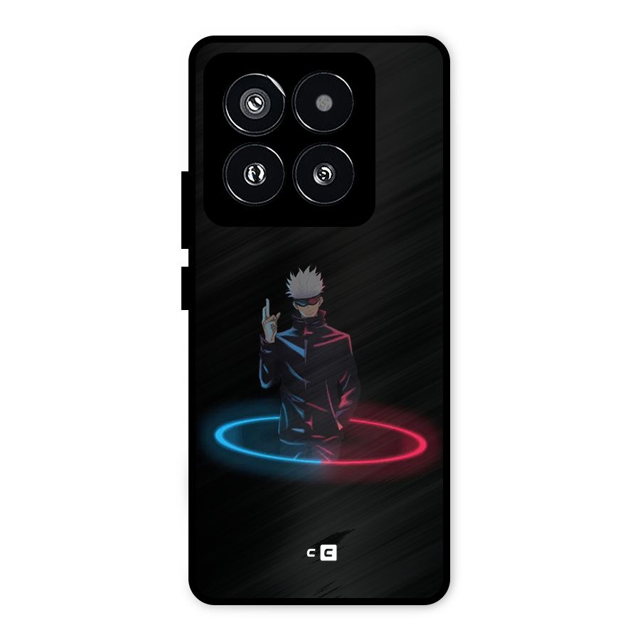 Gojo Sataru Wink Metal Back Case for Xiaomi 14 Pro