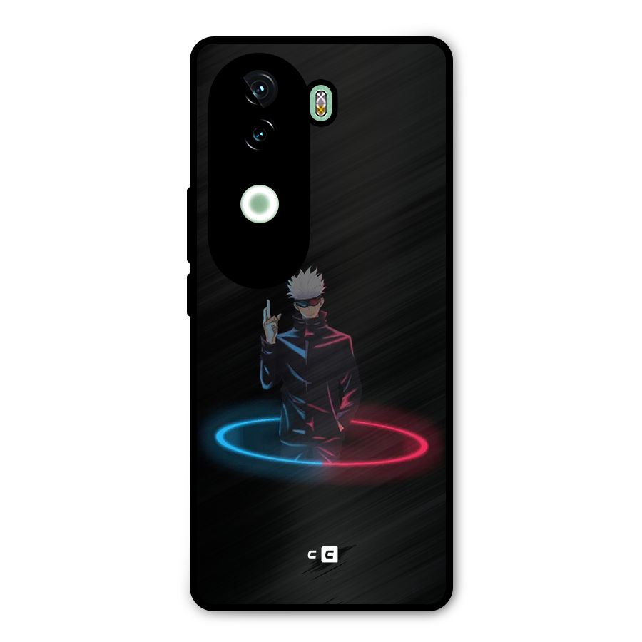 Gojo Sataru Wink Metal Back Case for iQOO Z9s