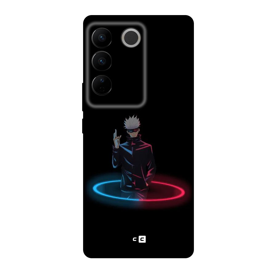 Gojo Sataru Wink Original Polycarbonate Back Case for Vivo V27