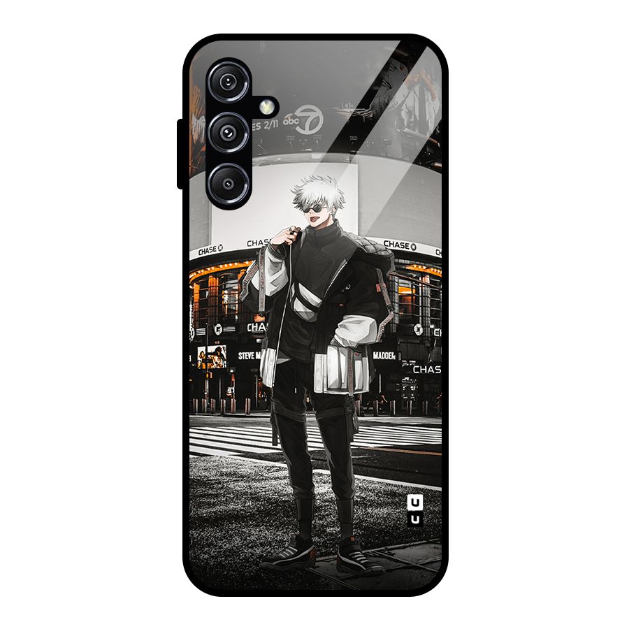 Gojo Shopping Glass Back Case for Galaxy M34 5G