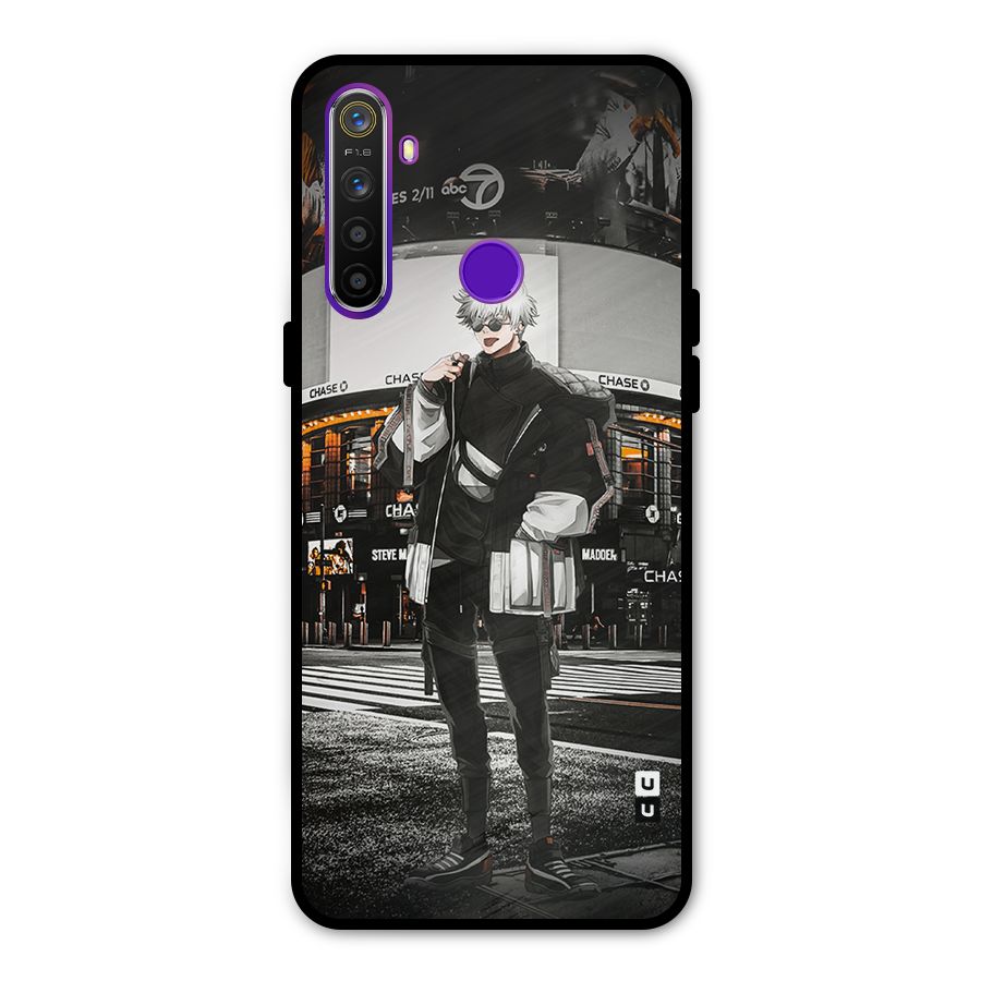 Gojo Shopping Glass Back Case for Realme 5s