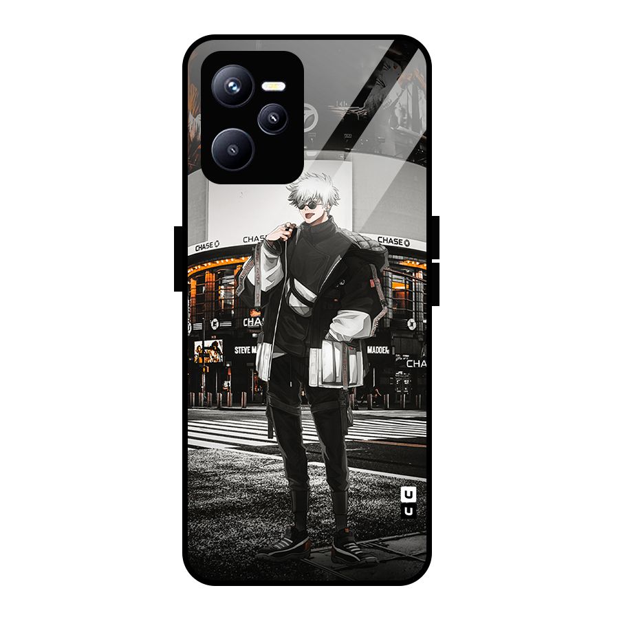 Gojo Shopping Glass Back Case for Realme C35