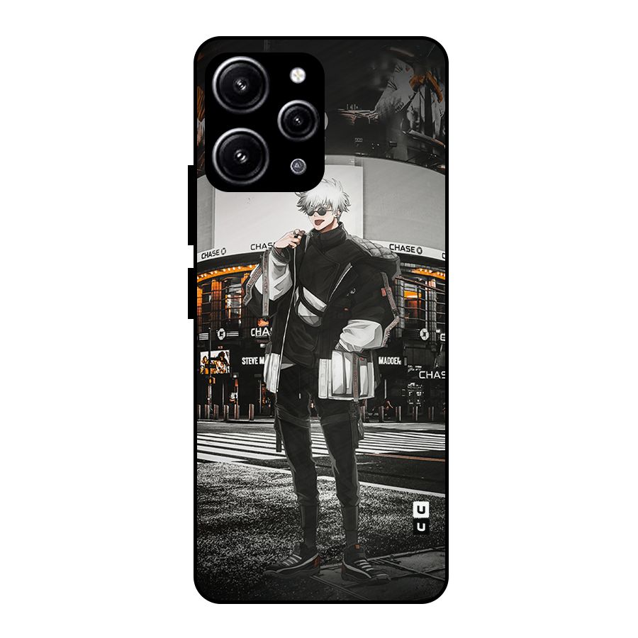 Gojo Shopping Glass Back Case for Redmi 12 4G