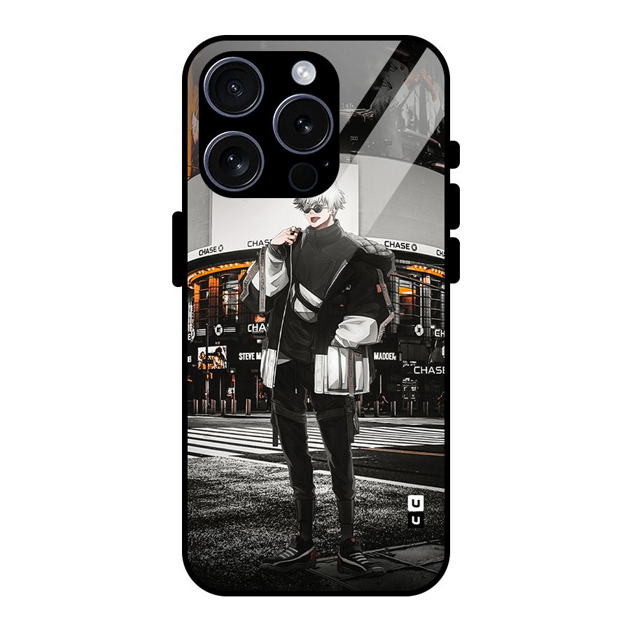 Gojo Shopping Glass Back Case for iPhone 15 Pro