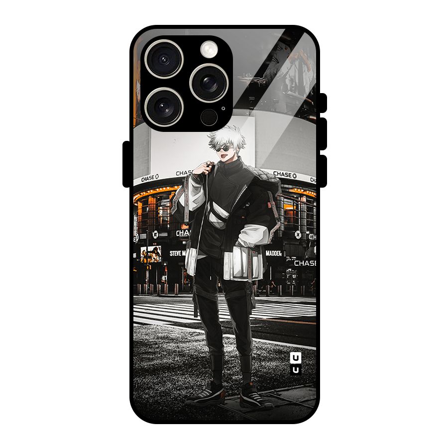 Gojo Shopping Glass Back Case for iPhone 15 Pro Max
