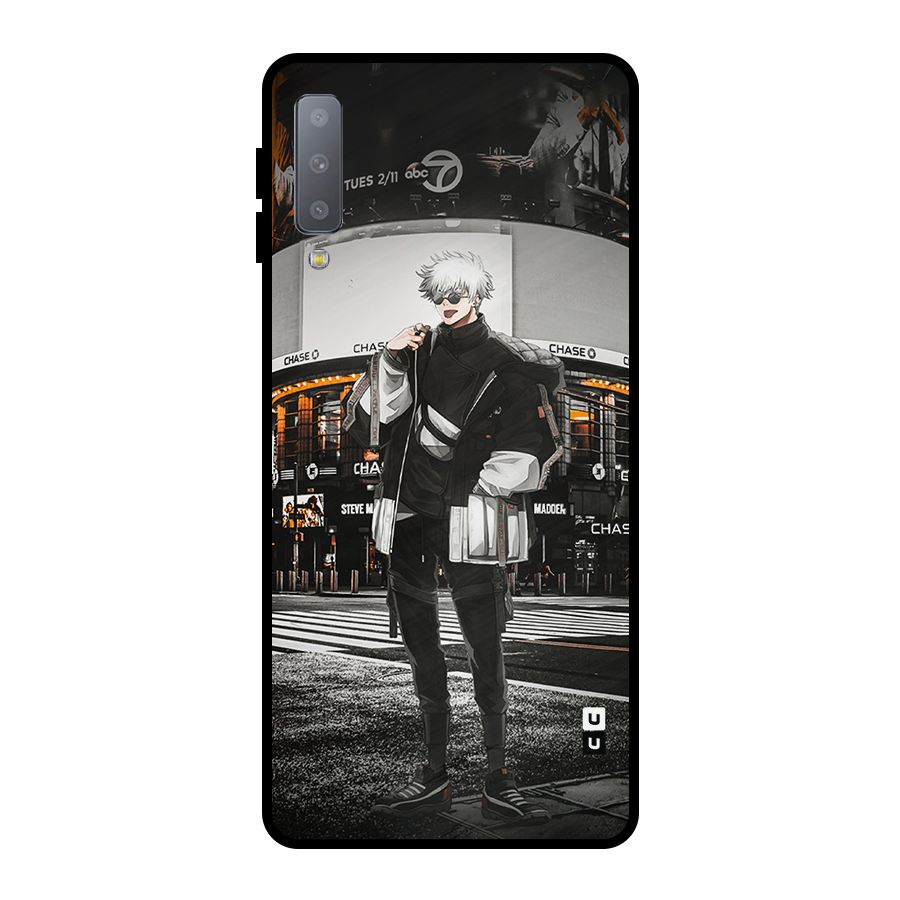 Gojo Shopping Metal Back Case for Galaxy A7 (2018)